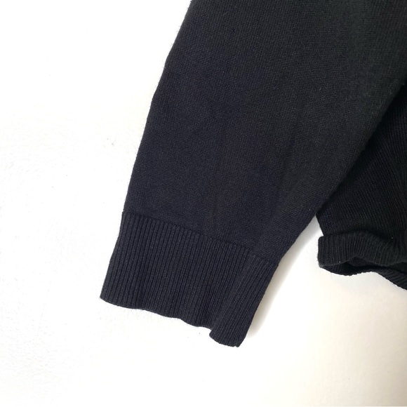 WHBM Black Cropped Shrug Sweater - Picture 7 of 9
